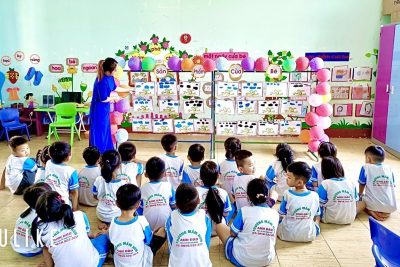 Trường MN Anh Đào tiếp tục tổ chức hoạt động thao giảng.